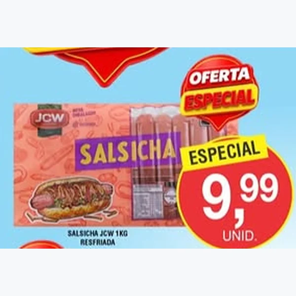 Salsicha Resfriada JCW 1 kg