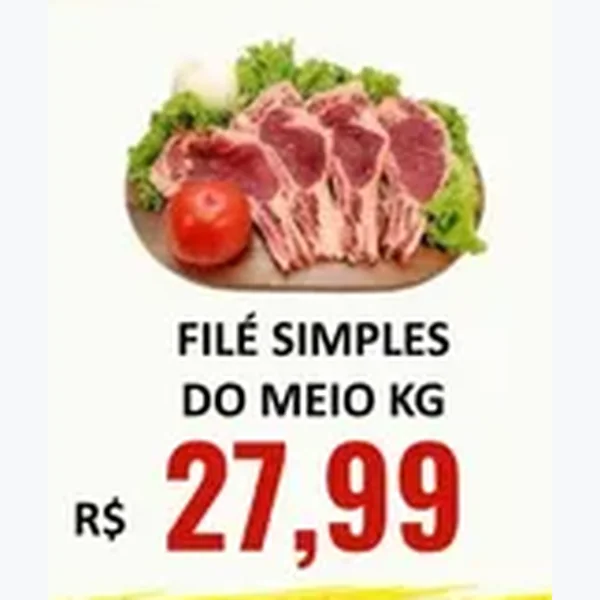 Filé Simples do Meio