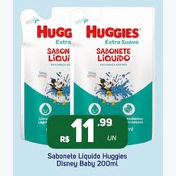 Sabonete Líquido Disney Baby Huggies 200 ml