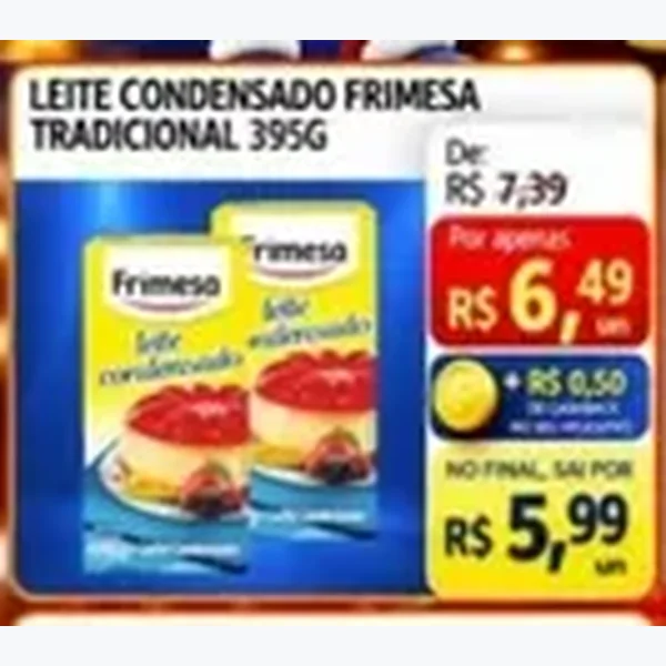 Leite Condensado Tradicional Frimesa 395 g