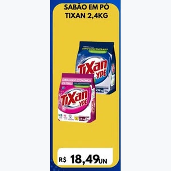 Sabão em Pó Tixan Ypê 2,4 kg
