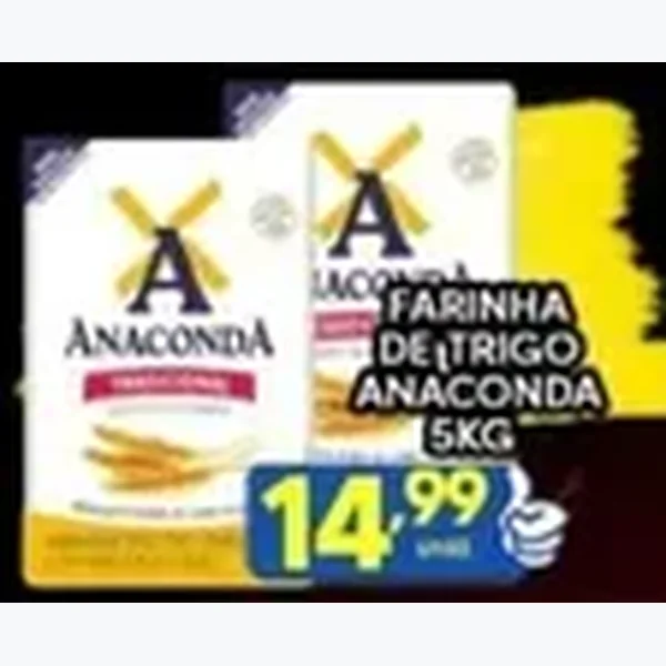 Recorte do encarte de Farinha de Trigo Anaconda 5 kg
