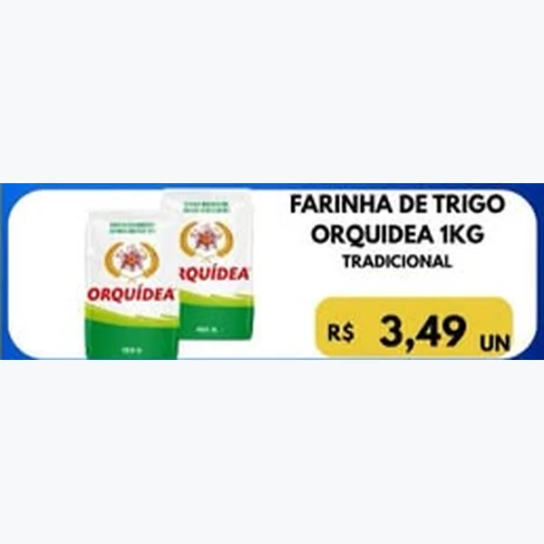 Farinha de Trigo Tradicional Orquídea 1 kg