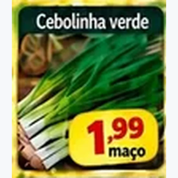 Recorte do encarte de Cebolinha Verde