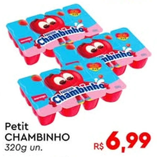 Recorte do encarte de Petit Chambinho Nestlé 320 g