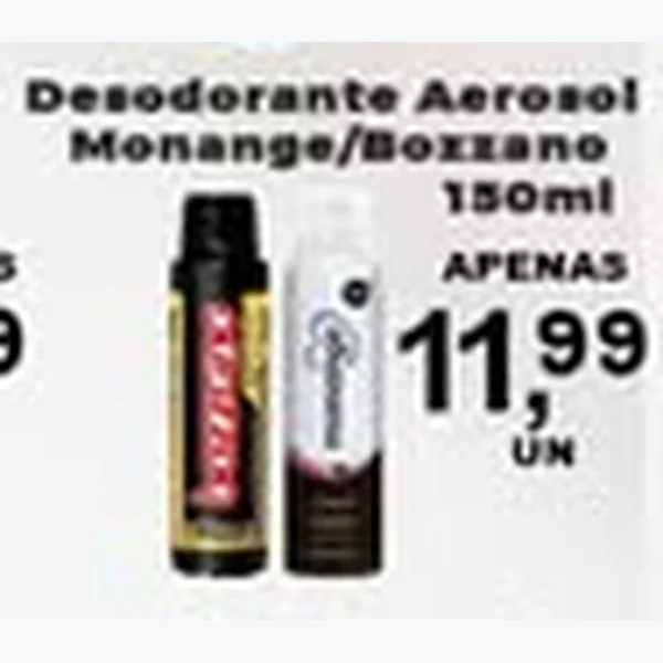 Recorte do encarte de Desodorante Aerosol Monange 150 ml