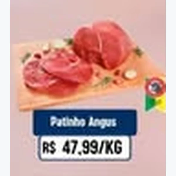 Recorte do encarte de Patinho Angus