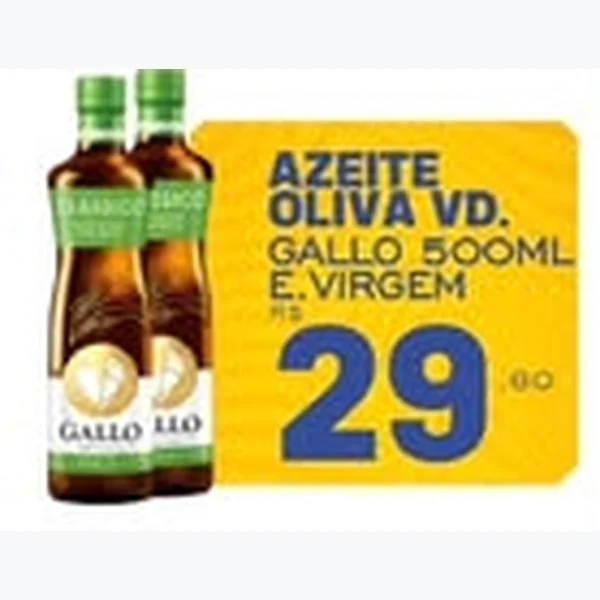 Recorte do encarte de Azeite de Oliva Extra Virgem Gallo 500 ml