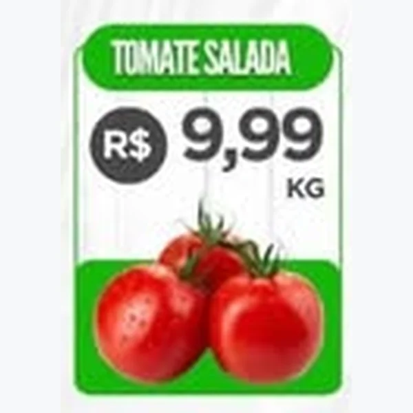 Recorte do encarte de Tomate Salada