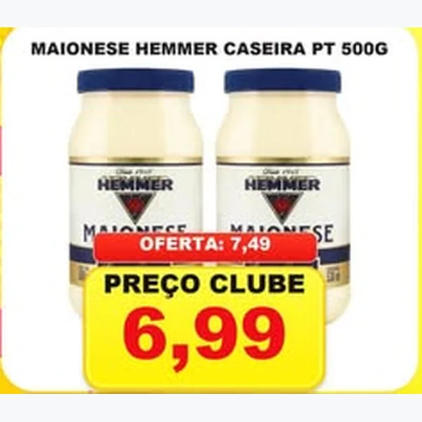 Maionese Caseira Hemmer 500 g