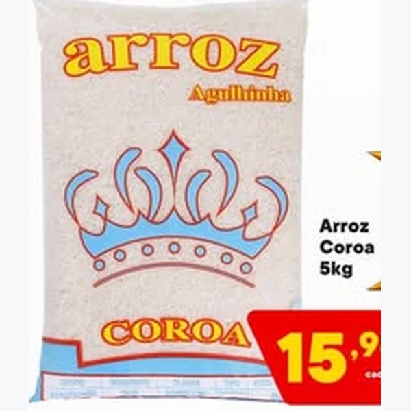 Arroz Agulhinha Coroa 5 kg