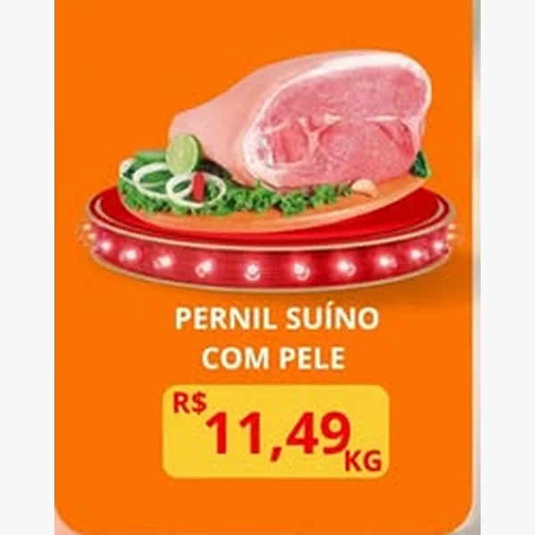 Pernil Suíno com Pele