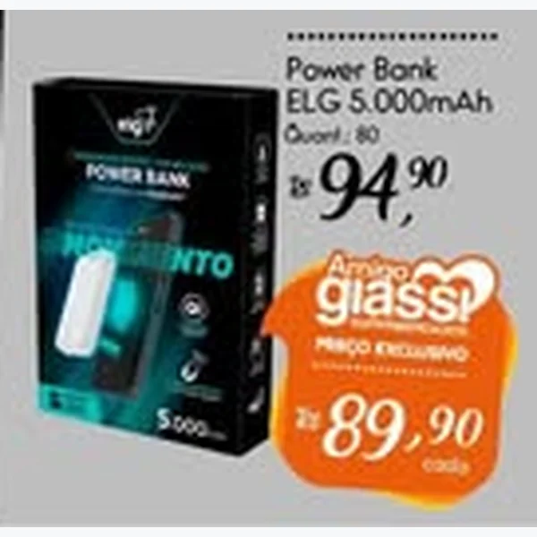 Power Bank 5.000mah Elg