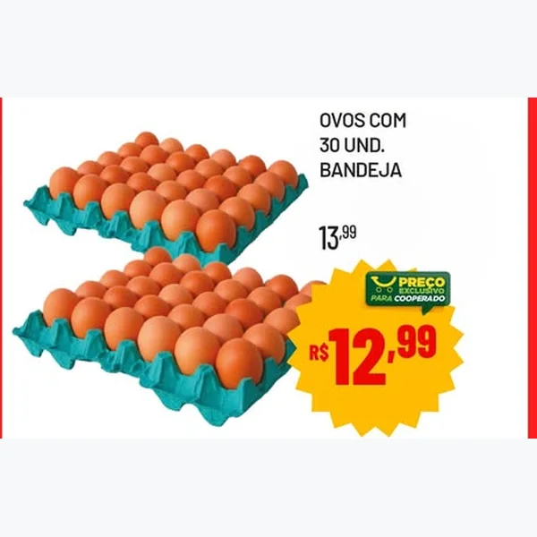 Ovos de Galinha 30 un