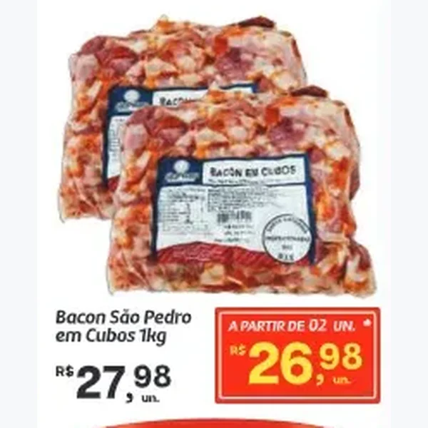 Bacon em Cubos São Pedro