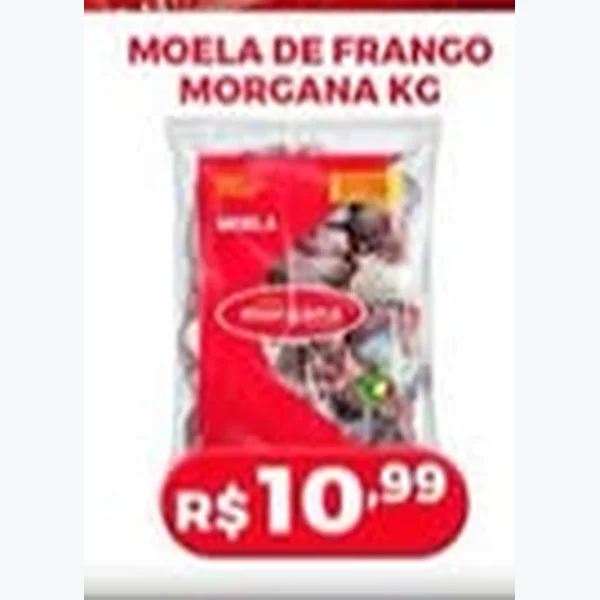 Recorte do encarte de Moela de Frango Morgana