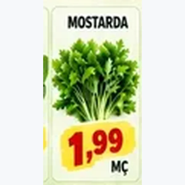 Recorte do encarte de Mostarda