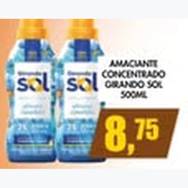 Amaciante Concentrado Girando Sol 500 ml