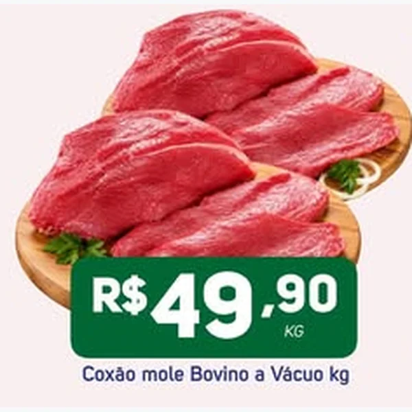 Recorte do encarte de Coxão Mole Bovino a Vácuo
