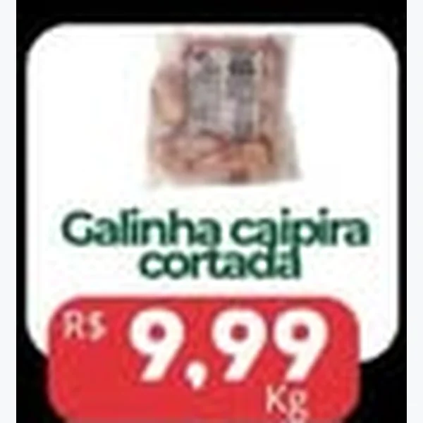 Galinha Caipira Cortada