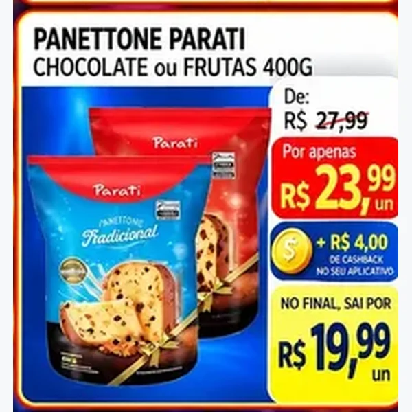 Panettone Chocolate Parati 400 g