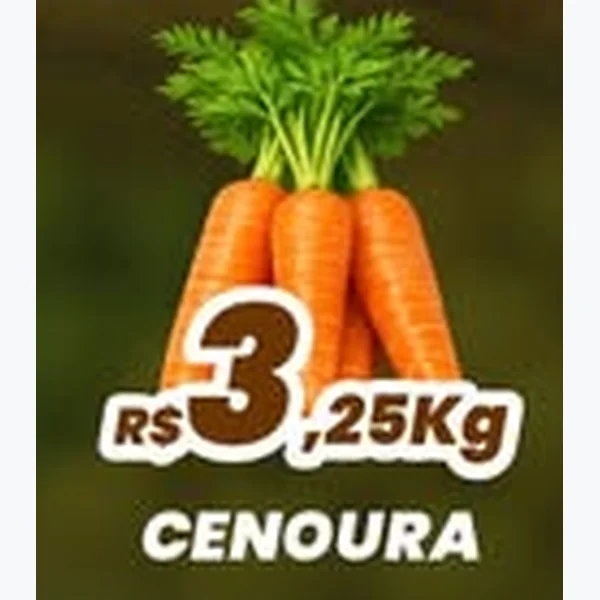 Recorte do encarte de Cenoura