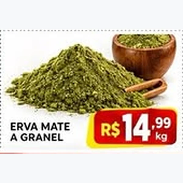 Recorte do encarte de Erva Mate a Granel