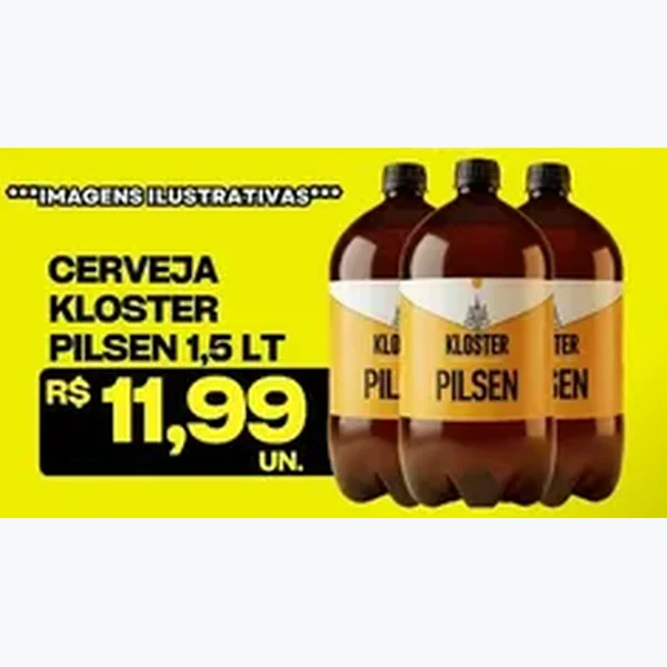 Cerveja Pilsen Kloster 1,5 L