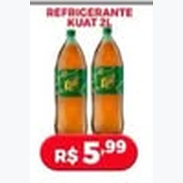 Recorte do encarte de Refrigerante Kuat 2 L