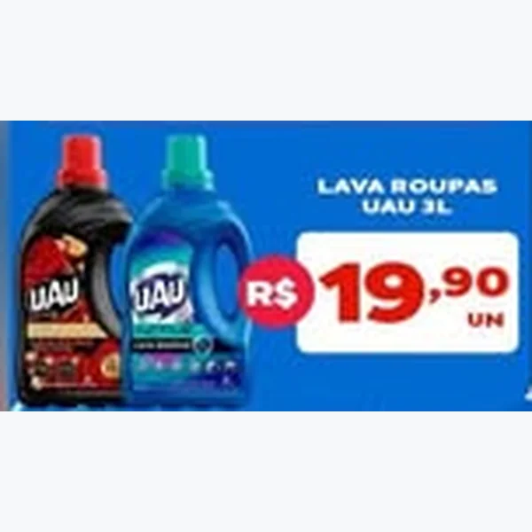 Lava Roupas Uau 3 L