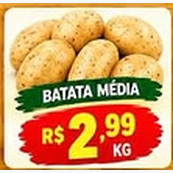 Recorte do encarte de Batata Média