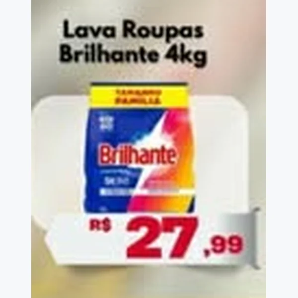 Lava Roupas Brilhante