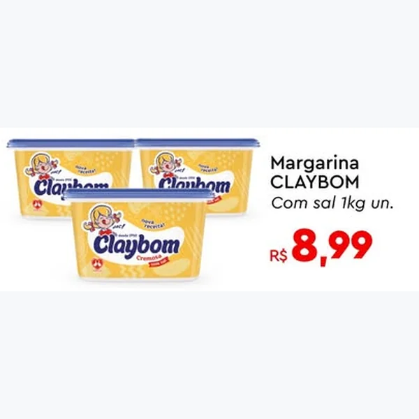 Margarina com Sal CLAYBOM 1 kg