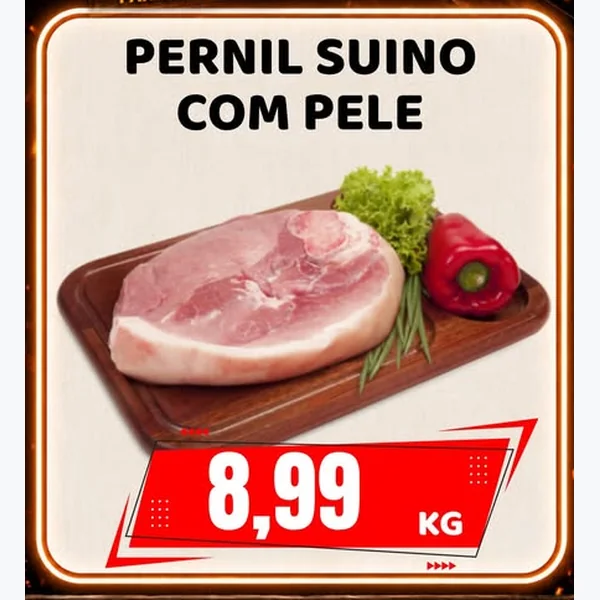 Pernil Suíno com Pele