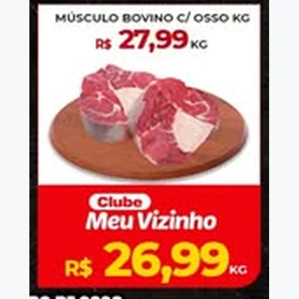 Músculo Bovino C/ Osso