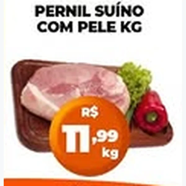 Pernil Suíno com Pele