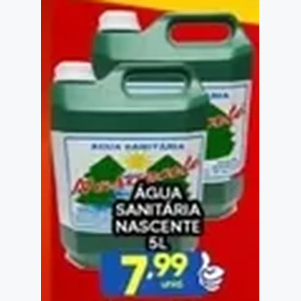 Água Sanitária Nascente 5 L