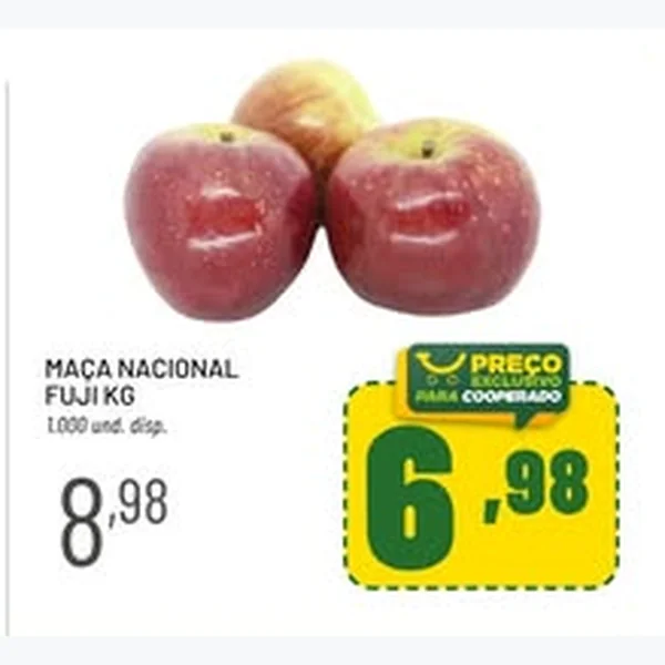 Maçã Nacional Fuji
