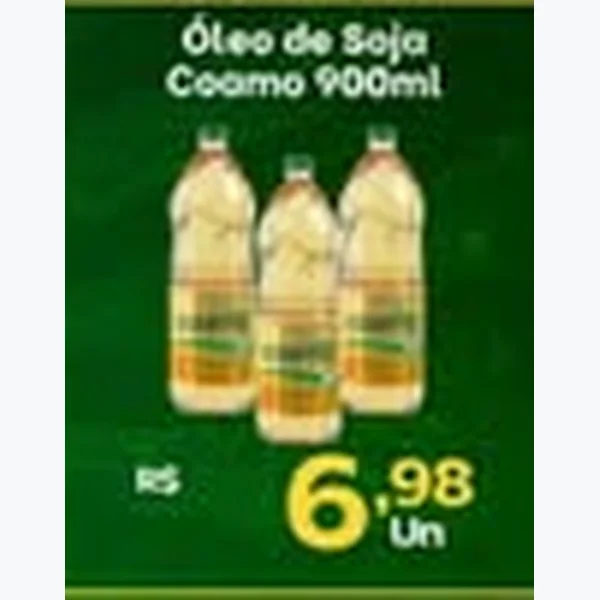 Recorte do encarte de Óleo de Soja Coamo 900 ml