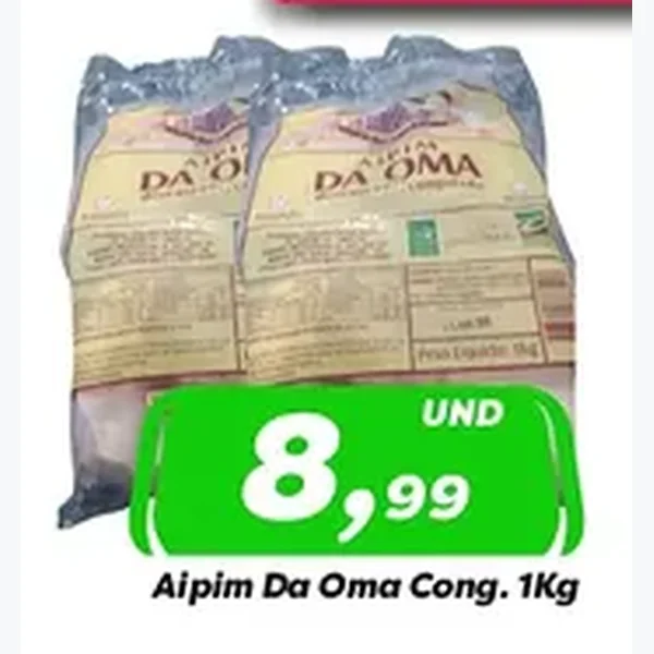 Aipim Congelado Da Oma 1 kg