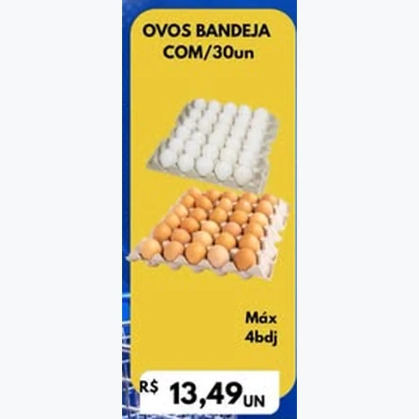 Ovos de Galinha 30 un