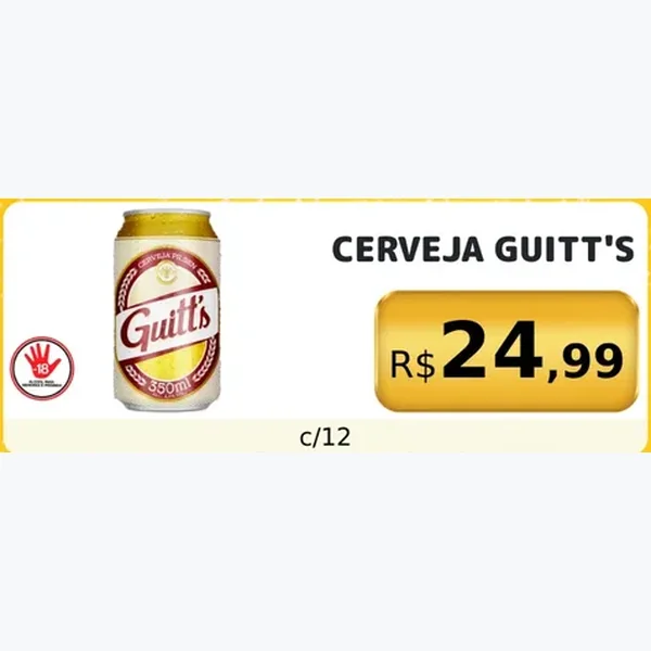 Cerveja Guitt's 12 un × 350 ml