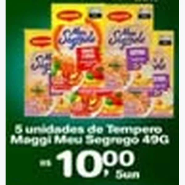 Tempero Maggi Meu Segredo 49 g