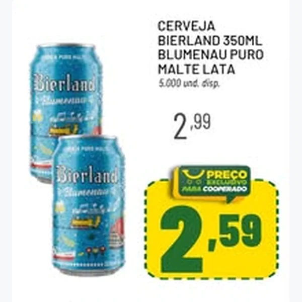 Cerveja Puro Malte Bierland 350 ml