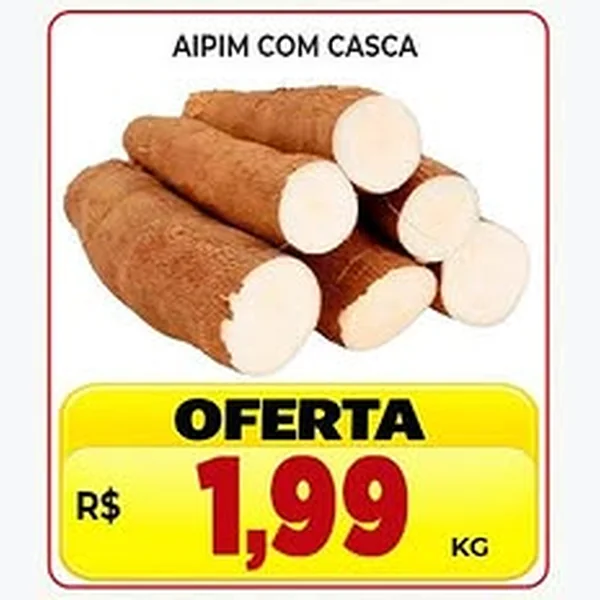 Recorte do encarte de Aipim com Casca