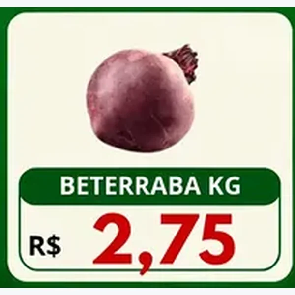 Recorte do encarte de Beterraba