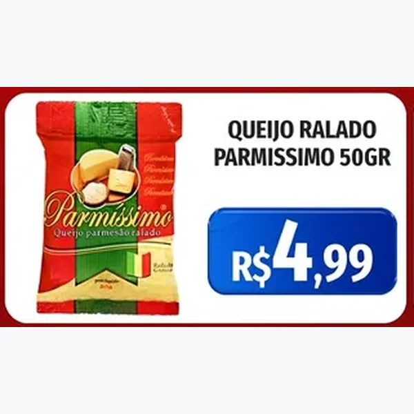 Queijo Ralado Parmissimo 50 g