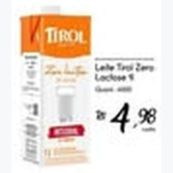 Leite Zero Lactose Tirol 1 L