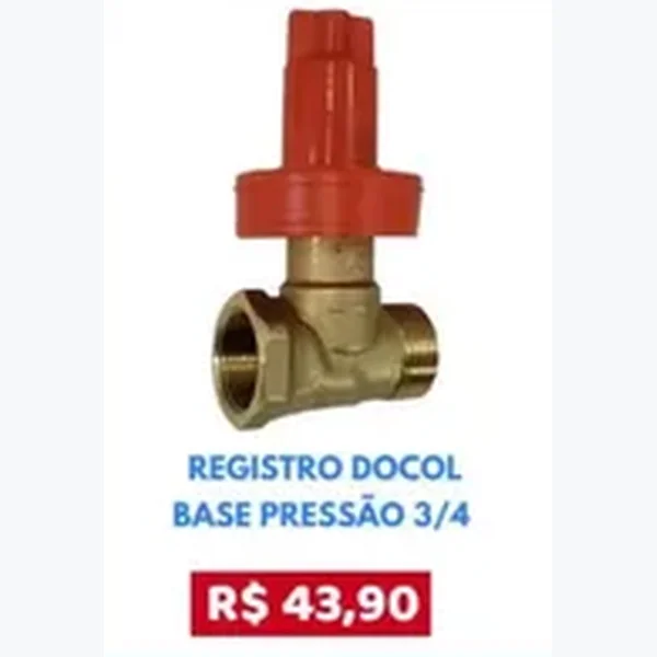 Registro Base Pressão 3/4 Docol
