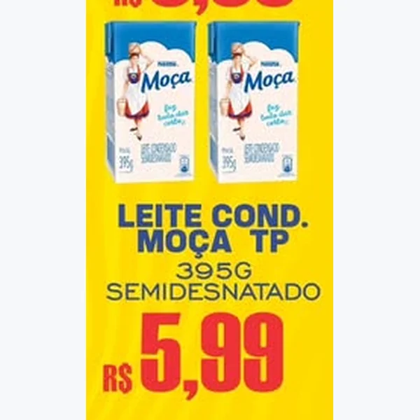 Leite Condensado Semidesnatado Moça 395 g